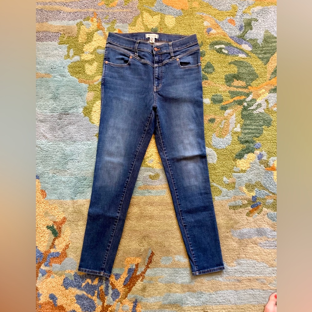 Madewell 10" High-Rise Skinny Jeans Yoke Edition